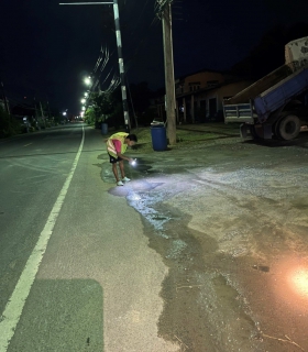 ไฟล์แนบ การประปาส่วนภูมิภาคสาขาขลุง ออกสำรวจหาท่อรั่ว ครั้งที่ 1 ในพื้นที่ตำบลปากน้ำแหลมสิงห์  (DMA09)