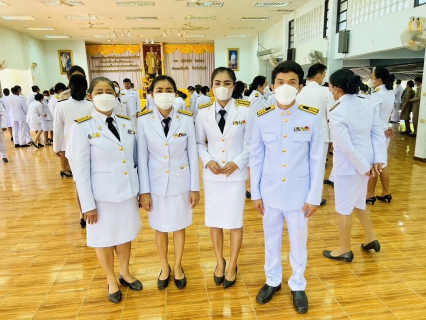 ไฟล์แนบ การประปาส่วนภูมิภาคสาขาแก้งคร้อ เข้าร่วมพิธีทำบุญตักบาตรพระราชกุศล และพิธีวางพวงมาลา เพื่อน้อมรำลึกในพระมหากรุณาธิคุณ เนื่องในวันคล้ายวันสวรรคต พระบาทสมเด็จพระบรมชนกาธิเบศร มหาภูมิพลอดุลยเดชมหาราช บรมนาถบพิตร 13 ตุลาคม 2565