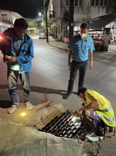 ไฟล์แนบ การประปาส่วนภูมิภาคสาขาขลุง ออกสำรวจหาท่อรั่ว ครั้งที่ 2  ในพื้นที่ตำบลพลิ้ว-ตำบลบางสระเก้า  (DMA08)
