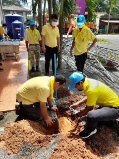 ไฟล์แนบ การประปาส่วนภูมิภาคสาขากาญจนดิษฐ์ เข้าร่วมกิจกรรมจิตอาสาพัฒนา ที่ว่าการอำเภอกาญจนดิษฐ์