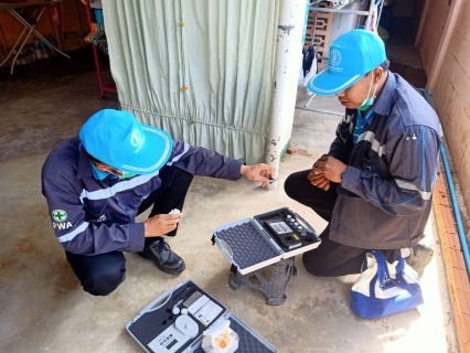 ไฟล์แนบ กปภ.สาขาปราณบุรี จัดกิจกรรมเติมใจให้กัน พร้อมด้วยดำเนินโครงการอาสาดูแลประปาเพื่อปวงชน  ลงพื้นที่ออกหน่วยประชาสัมพันธ์เชิงรุก สร้างความเชื่อมั่นด้านคุณภาพ และบริการการแนะนำการชำระค่าน้ำออนไลน์ ณ หมู่บ้านสวัสดิการทหาร(เขาควง) ตำบลทับใต้ อำเภอหัวหิน จังหวัดประจวบฯ 
