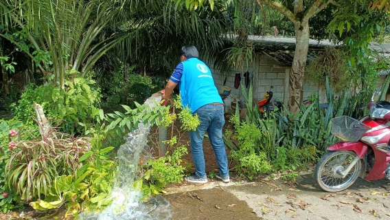 ไฟล์แนบ การประปาส่วนภูมิภาคสาขาคลองท่อมเปิดล้างตะกอนระบายในเส้นท่อจ่ายน้ำ (Blow off)