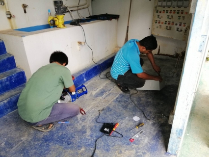 ไฟล์แนบ การประปาส่วนภูมิภาคสาขากระบี่ ร่วมกับ กองระบบผลิตและควบคุมคุณภาพน้ำ 4 งานบำรุงรักษา ดำเนินการปรับปรุงระบบจ่ายสารเคมี เพิ่มประสิทธิภาพเครื่องจักร อุปกรณ์ ให้เป็นไปตามมาตรฐาน ยึดหลักอาชีวอนามัยและความปลอดภัยในการปฏิบัติงาน