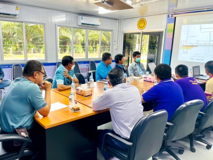 ไฟล์แนบ การประปาส่วนภูมิภาคเขต 4 พร้อมการประปาส่วนภูมิภาคสาขากระบี่ ร่วมประชุมติดตามการวางแผนงาน ย้ายสาธารณูปโภค งานโครงการก่อสร้างทางหลวงหมายเลข 4 สายสามแยกโค้งปลาลัง-เหนือคลอง ตอน 2 (ตรงข้ามสนามบินนานาชาติกระบี่)