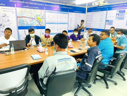 ไฟล์แนบ การประปาส่วนภูมิภาคเขต 4 พร้อมการประปาส่วนภูมิภาคสาขากระบี่ ร่วมประชุมติดตามการวางแผนงาน ย้ายสาธารณูปโภค งานโครงการก่อสร้างทางหลวงหมายเลข 4 สายสามแยกโค้งปลาลัง-เหนือคลอง ตอน 2 (ตรงข้ามสนามบินนานาชาติกระบี่)