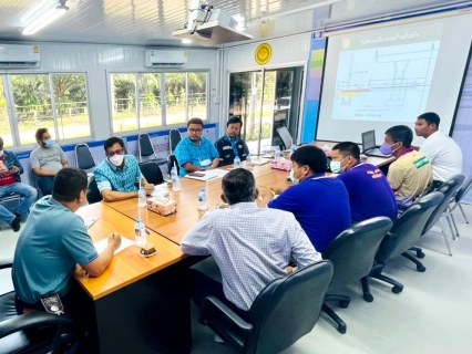 ไฟล์แนบ การประปาส่วนภูมิภาคเขต 4 พร้อมการประปาส่วนภูมิภาคสาขากระบี่ ร่วมประชุมติดตามการวางแผนงาน ย้ายสาธารณูปโภค งานโครงการก่อสร้างทางหลวงหมายเลข 4 สายสามแยกโค้งปลาลัง-เหนือคลอง ตอน 2 (ตรงข้ามสนามบินนานาชาติกระบี่)