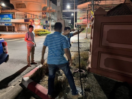 ไฟล์แนบ กปภ.สาขากำแพงเพช ลงพื้นที่ทำ Step test สำรวจหาท่อแตก-รั่วเชิงรุก 