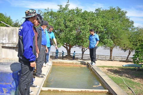 ไฟล์แนบ กปภ.สาขาอุบลราชธานี จัดกิจกรรม กปภ. - อปท. เพื่อปวงชน  ดูแลประปาหมู่บ้านคูเดื่อหลังน้ำลด