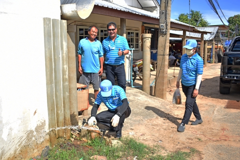 ไฟล์แนบ กปภ.สาขาอุบลราชธานี ลงพื้นที่ต่อเนื่องตรวจสอบและซ่อมแซมแก้ไขระบบประปาฟื้นฟูหลังน้ำลด  ณ บ้านคูเดื่อ ตำบลแจระแม อำเภอเมืองอุบลราชธานี
