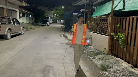 ไฟล์แนบ ทีมงานบริการฯ กปภ.สาขากำแพงเพชร Full team เดินหน้าหาท่อแตกรั่ว