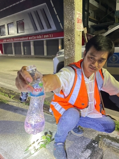 ไฟล์แนบ ทีมงานบริการฯ กปภ.สาขากำแพงเพชร Full team เดินหน้าหาท่อแตกรั่ว