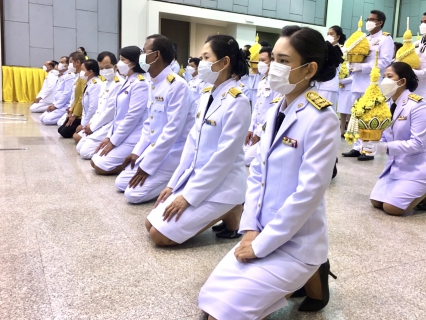ไฟล์แนบ การประปาส่วนภูมิภาคสาขากระบี่ ร่วมพิธีถวายพานพุ่มดอกไม้และถวายบังคม เนื่องในวันคล้ายวันพระบรมราชสมภพของ พระบาทสมเด็จพระบรมชนกาธิเบศร มหาภูมิพลอดุลยเดชมหาราช บรมนาถบพิตร และวันพ่อแห่งชาติ