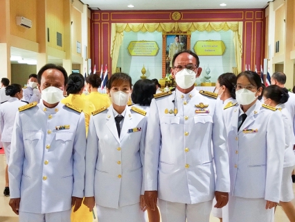 ไฟล์แนบ กปภ.สาขาตราดร่วมพิธีทำบุญตักบาตรข้าวสารอาหารแห้ง พิธีวางพานพุ่มดอกไม้และพิธีถวายบังคม เนื่องในวันคล้ายวันพระบรมราชสมภพพระบาทสมเด็จพระบรมชนกาธิเบศร มหาภูมิพลอดุลยเดชมหาราช บรมนาถบพิตร วันชาติ และวันพ่อแห่งชาติ 5 ธันวาคม 2565 
