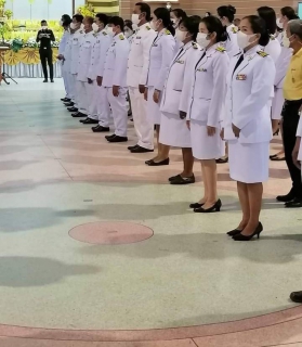 ไฟล์แนบ การประปาส่วนภูมิภาคสาขาท่าแซะ ร่วมพิธีถวายพานพุ่มดอกไม้และถวายบังคม เนื่องในวันคล้ายวันพระบรมราชสมภพของ พระบาทสมเด็จพระบรมชนกาธิเบศร มหาภูมิพลอดุลยเดชมหาราช บรมนาถบพิตร 