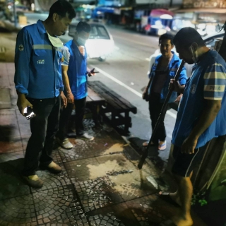 ไฟล์แนบ กปภ.สาขาปากพนัง ลงพื้นที่เดินสำรวจหาท่อแตก/ท่อรั่ว จากการทำ step test ตามแผนลดน้ำสูญเสีย บริเวณพื้นที่ DMA-07 สำนักงาน กปภ.สาขาปากพนัง บริเวณ ถ.ศรีสมบูรณ์ และ ถ.สุนอนันต์ อ.ปากพนัง จ.นครศรีธรรมราช 