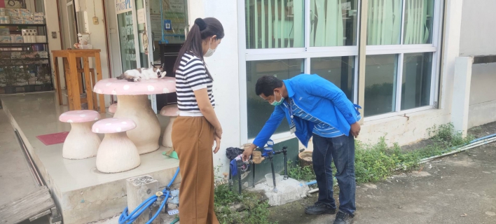 ไฟล์แนบ ยืนหนึ่งด้านงานบริการทันใจ กปภ.สาขากำแพงเพชร ส่ง Mr.ประปาตรวจสอบน้ำหยดที่มาตรวัดน้ำ