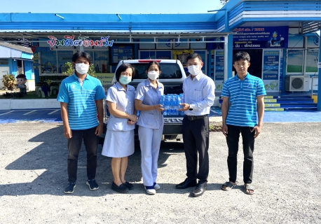 ไฟล์แนบ กปภ.สาขาขลุง มอบน้ำดื่มบรรจุขวดตราสัญลักษณ์ กปภ. ให้แก่โรงพยาบาลขลุง