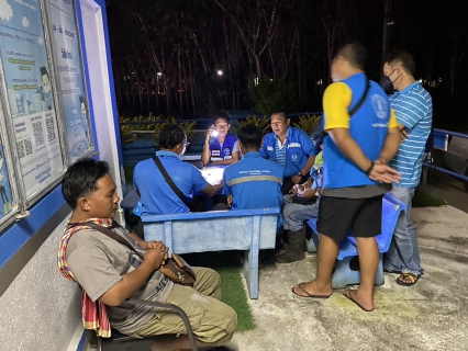 ไฟล์แนบ การประปาส่วนภูมิสาขาจันดี ลงพื้นที่เดินสำรวจหาท่อแตก-ท่อรั่วและทำ step Test