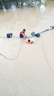 ไฟล์แนบ การประปาส่วนภูมิภาคสาขากาญจนดิษฐ์ แก้ไขปัญหาท่อน้ำดิบแตกชำรุด จากการกรณีน้ำหลากในช่วงวันที่ 18 ธันวาคม 2565 