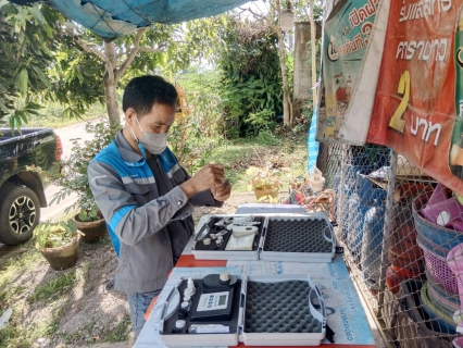 ไฟล์แนบ การประปาส่วนภูมิภาคสาขาอ่าวลึก ออกพื้นที่ตรวจสอบคุณภาพน้ำประปา ตรวจวัดค่าคลอรีน ค่าความขุ่นในน้ำประปา