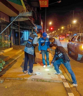 ไฟล์แนบ การประปาส่วนภูมิภาคสาขากระนวน ทำการออกสำรวจหาท่อแตก-รั่ว โดยวิธีการเดินสำรวจ (Passive Control)