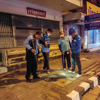 ไฟล์แนบ การประปาส่วนภูมิภาคสาขากระนวน ทำการออกสำรวจหาท่อแตก-รั่ว โดยวิธีการเดินสำรวจ (Passive Control)