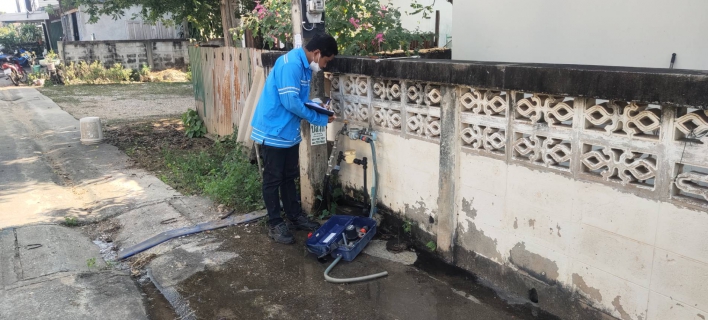 ไฟล์แนบ กปภ.สาขากำแพงเพชร ลงพื้นที่สุ่มมาตรวัดน้ำผู้ใช้น้ำเป้าหมาย  