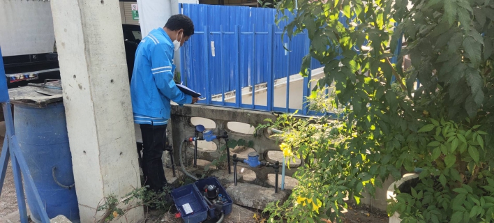 ไฟล์แนบ กปภ.สาขากำแพงเพชร ลงพื้นที่สุ่มมาตรวัดน้ำผู้ใช้น้ำเป้าหมาย  