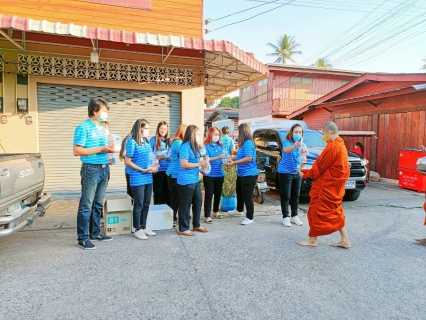 ไฟล์แนบ การประปาส่วนภูมิภาคสาขาปากน้ำประแสร์ ร่วมพิธีตักบาตรข้าวสารอาหารแห้ง