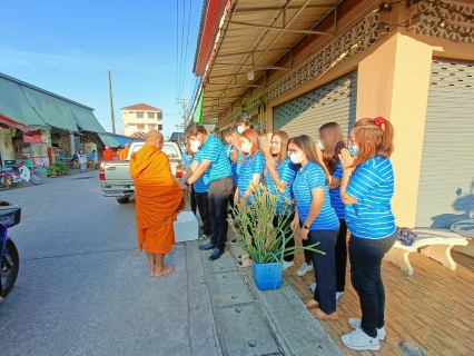 ไฟล์แนบ การประปาส่วนภูมิภาคสาขาปากน้ำประแสร์ ร่วมพิธีตักบาตรข้าวสารอาหารแห้ง