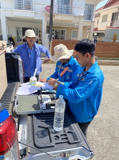 ไฟล์แนบ กปภ.สาขาภูเก็ต ดำเนินการตรวจสอบคุณภาพน้ำประปาบริเวณหมู่บ้านท้อปแลนด์ รัษฎา ต.รัษฎา อ.เมืองภูเก็ต จ.ภูเก็ต