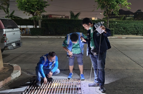 ไฟล์แนบ กปภ.สาขาธัญบุรี ลงพื้นที่สำรวจหาท่อแตกรั่ว ตามแผนยุทธศาสตร์การลดน้ำสูญเสียของ กปภ.