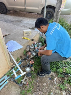 ไฟล์แนบ การประปาส่วนภูมิภาคสาขาอ่าวลึก ลงพื้นที่&#8203;ตรวจสอบมาตรวัดน้ำมาตรวัดน้ำ 0 หน่วย มาตรวัดน้ำชำรุด และมาตรตาย บริเวณพื้นที่อำเภออ่าวลึก 