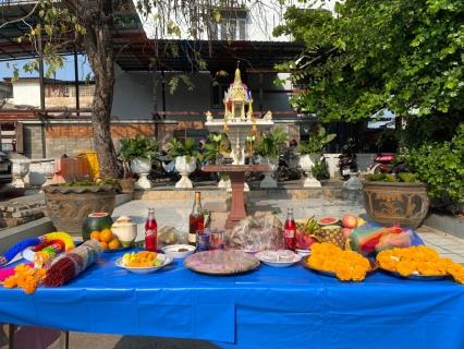 ไฟล์แนบ การประปาส่วนภูมิภาคสาขาขอนแก่น (พ) ทำพิธีสักการะพระแม่ธรณีวิสุทธิสรรพสักขีบารมีธำรงชลและศาลพระภูมิเจ้าที่ เนื่องในวันคล้ายวันสถาปนา กปภ.ครบรอบ 44 ปี