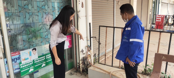 ไฟล์แนบ #รอยยิ้มของลูกค้าคือความสุขของเรา ส่ง Mr.ประปาตรวจสอบน้ำรั่ว ลูกค้าประทับใจชื่นชมบริการรวดเร็วทันใจ 