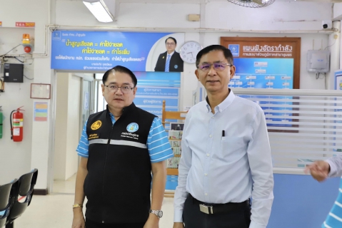 ไฟล์แนบ การประปาส่วนภูมิภาคสาขาชุมพร ร่วมต้อนรับ นายสุรชัย เชื้อแพ่ง รองผู้ว่าการ (ปฏิบัติการ 5) และ นายประทีป กุศลวัฒนะ ผู้อำนวยการการประปาส่วนภูมิภาคเขต 4 พร้อมคณะ ลงพื้นที่ตรวจเยี่ยม และร่วมประชุมหารือแนวทางการลดน้ำสูญในพื้นที่ให้บริการ กปภ.สาขาชุมพร