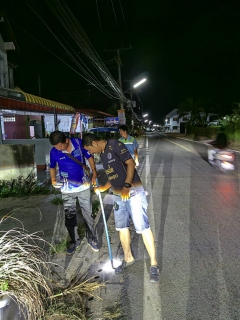 ไฟล์แนบ การประปาส่วนภูมิภาคสาขากาญจนดิษฐ์ ดำเนินการจัดทำ Step test MM 01 ค้นหาท่อรั่ว บ้านบางสำโรง ตำบลท่าทองใหม่ เพื่อค้นท่อแตกท่อรั่วและเพิ่มปริมาณน้ำจ่ายให้ลูกค้า 