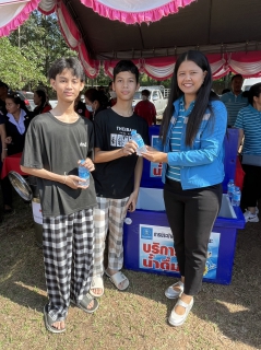 ไฟล์แนบ การประปาส่วนภูมิภาคสาขาท่าแซะ เข้าร่วมโครงการจังหวัดพบประชาชนจังหวัดชุมพร "หน่วยบำบัดทุกข์ บำรุงสุข สร้างรอยยิ้มให้ประชาชน" ประจำปี ๒๕๖๖