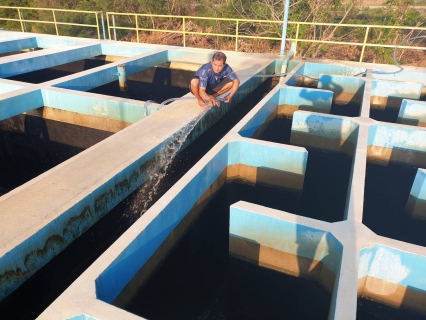 ไฟล์แนบ การประปาส่วนภูมิภาคสาขาประจวบคีรีขันธ์ ดำเนินการล้างถังตกตะกอนโรงกรองขนาด 400 ลบม./ชม. ฝั่งตะวันตก และโรงกรองขนาด 200 ลบม./ชม. 