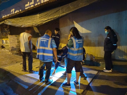 ไฟล์แนบ กปภ.สาขาอ้อมน้อย ลงพื้นที่ค้นหาท่อแตก/ท่อรั่ว ด้วยวิธีการ Step Test and Zero Test