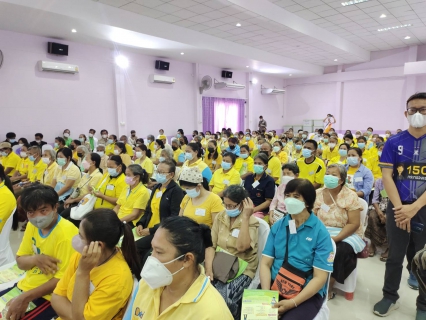 ไฟล์แนบ กปภ.สาขาพิมายสนับสนุนน้ำดื่มตราสัญลักษณ์และเข้าร่วมกิจกรรม "สร้างความจงรักภักดีต่อสถาบัน บำบัดทุกข์ บำรุงสุข สร้างรอยยิ้มให้ประชาชน" ประจำปีงบประมาณ 2566