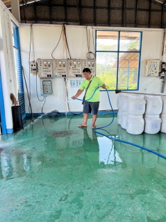 ไฟล์แนบ การประปาส่วนภูมิภาคสาขาไชยา จัดกิจกรรม Big Cleaning Day ประจำเดือน เมษายน 2566 โดยได้ร่วมกันจัดสวน ปรับภูมิทัศน์ ตัดหญ้าและทำความสะอาด รอบอาคารสำนักงานและบริเวณโรงสูบน้ำแม่ข่ายไชยา