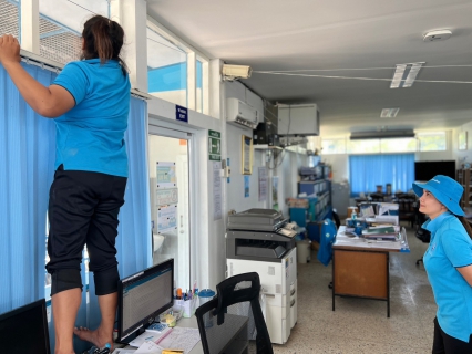 ไฟล์แนบ การประปาส่วนภูมิภาคสาขาไชยา จัดกิจกรรม Big Cleaning Day ประจำเดือน เมษายน 2566 โดยได้ร่วมกันจัดสวน ปรับภูมิทัศน์ ตัดหญ้าและทำความสะอาด รอบอาคารสำนักงานและบริเวณโรงสูบน้ำแม่ข่ายไชยา