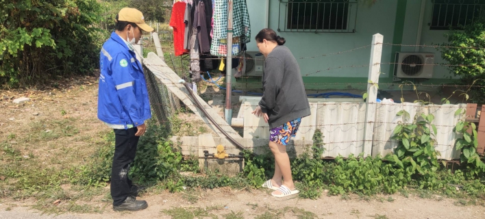ไฟล์แนบ #ยืนหนึ่งเนื่องบริการ กปภ.สาขากำแพงเพชร ส่งมิสเตอร์ทันใจ ตรวจสอบน้ำไม่ไหล