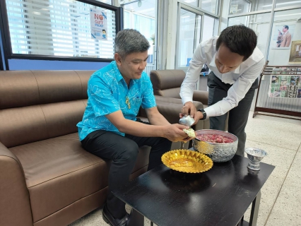 ไฟล์แนบ กปภ.สาขาภูเก็ต จัดกิจกรรมสรงน้ำพระ พร้อมรดน้ำดำหัวผู้ใหญ่ สืบสานประเพณีวันสงกรานต์ ปี 2566