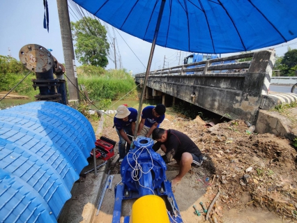 ไฟล์แนบ การประปาส่วนภูมิภาคสาขากาญจนดิษฐ์ ร่วมกับงานบำรุงรักษา กองผลิตและควบคุมคุณภาพน้ำ การประปาส่วนภูมิภาค เขต 4 สุราษฎร์ธานี ร่วมกันติดตั้งปั๊มสูบน้ำแรงต่ำสำรองเพื่อเตรียมความพร้อมและแก้ปัญหาภัยแล้งประจำปี 2566