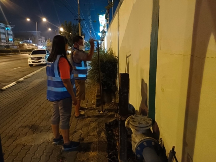 ไฟล์แนบ กปภ.สาขาอ้อมน้อย ลงพื้นที่ค้นหาท่อแตก/ท่อรั่ว ด้วยวิธีการ Step Test and Zero Test