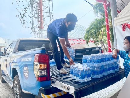 ไฟล์แนบ กปภ.สาขาสงขลา ร่วมสนับสนุนน้ำดื่มกิจกรรมงานประจำปีและงานกาชาดจังหวัดสงขลา ประจำปี 2566