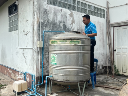 ไฟล์แนบ การประปาส่วนภูมิภาคสาขาชุมพร ลงพื้นที่แก้ไขปัญหาน้ำไม่ไหล พื้นที่ตำบลบางหมาก อำเภอเมือง จังหวัดชุมพร