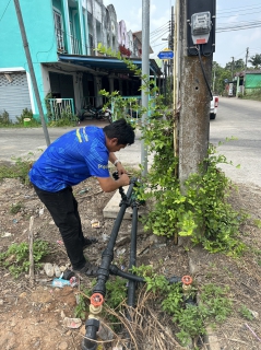 ไฟล์แนบ การประปาส่วนภูมิภาคสาขาชุมพร ลงพื้นที่แก้ไขปัญหาน้ำไม่ไหล พื้นที่ตำบลบางหมาก อำเภอเมือง จังหวัดชุมพร